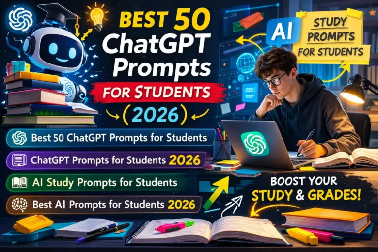 Best 50 ChatGPT Prompts for Students