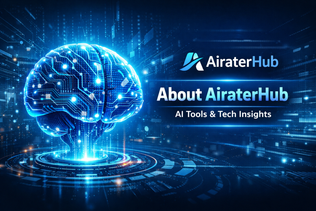 AiraterHub AI tools tech insights digital growth platform about airaterhub