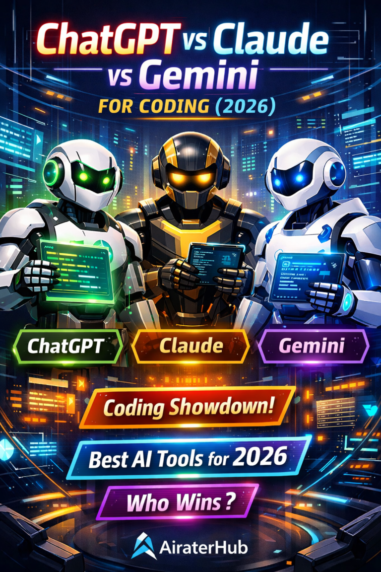 ChatGPT vs Claude vs Gemini for Coding – A 2026 Deep Dive